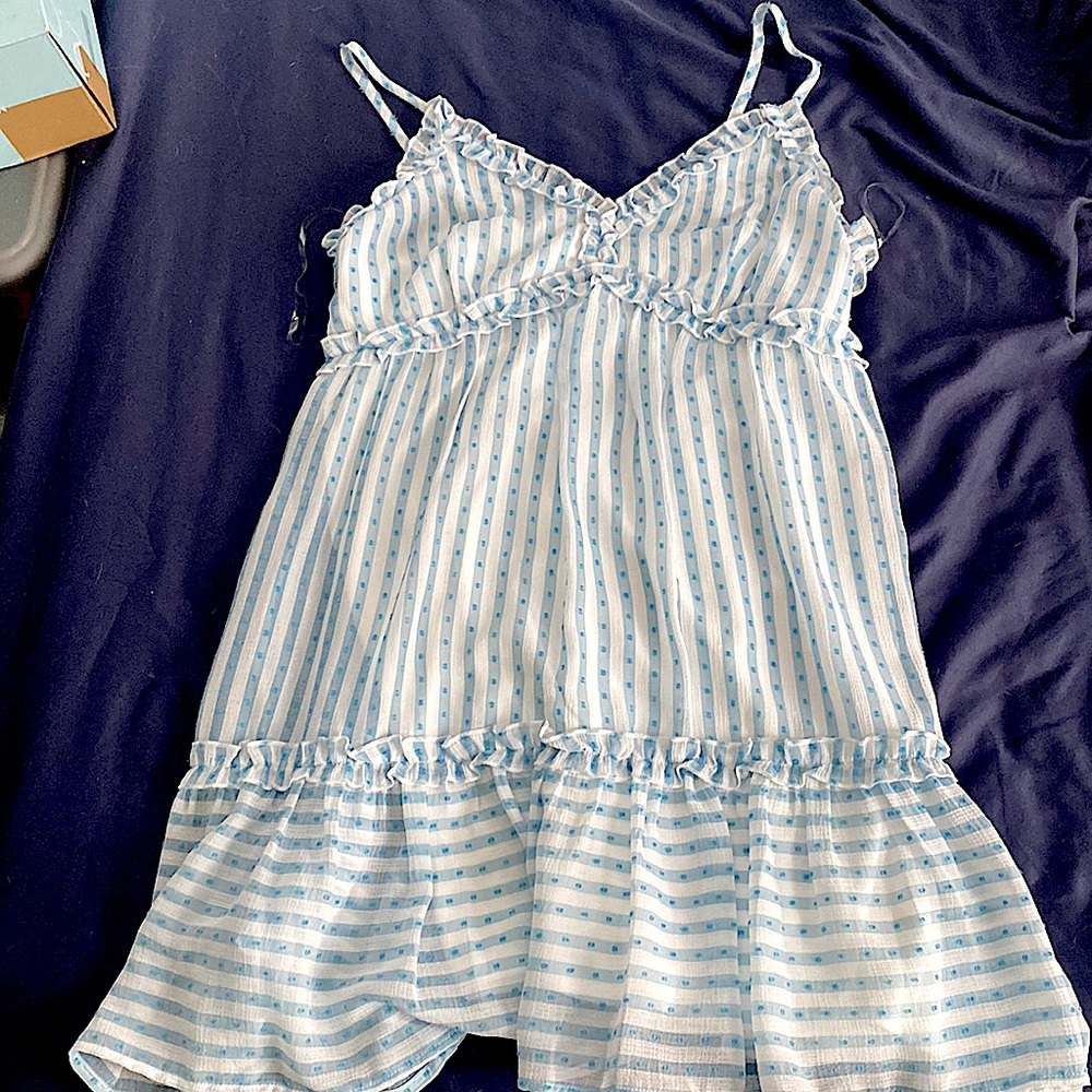 Blue dress